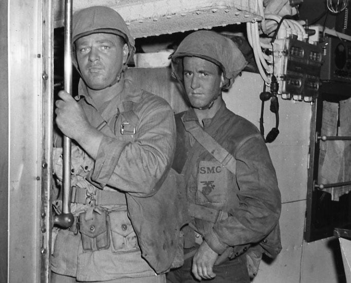 Marines before the raid. U.S.Naval Institute Archives