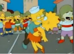 The Simpsons episode, “Bart the General.”