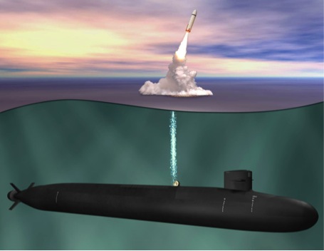An undated artist's rendering of the Ohio Replacement. Naval Sea Systems Command Image