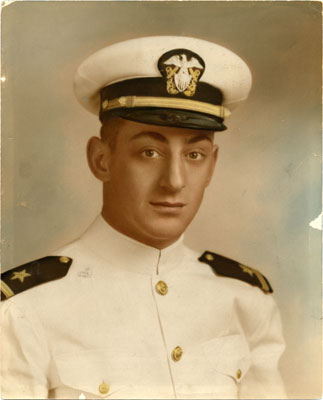 Portrait of then Ensign Harvey Milk