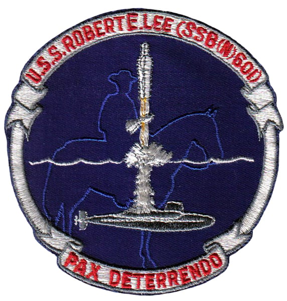 USS Robert E. Lee (SSBN-601) ship patch. 