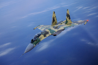 A Su-35 Flanker tactical fighter. Sukhoi Photo