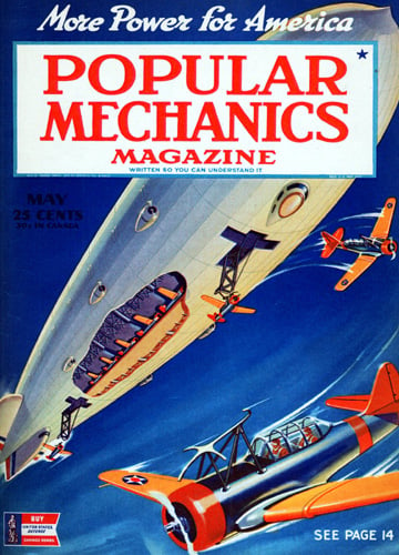 The cover of the May 1942 issue of Popular Mechanics.