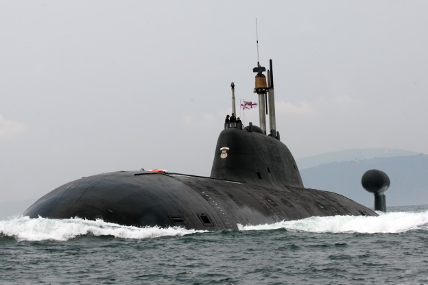INS Chakra II, shortly after its April, 2012 commissioning. Indian Nay Photo