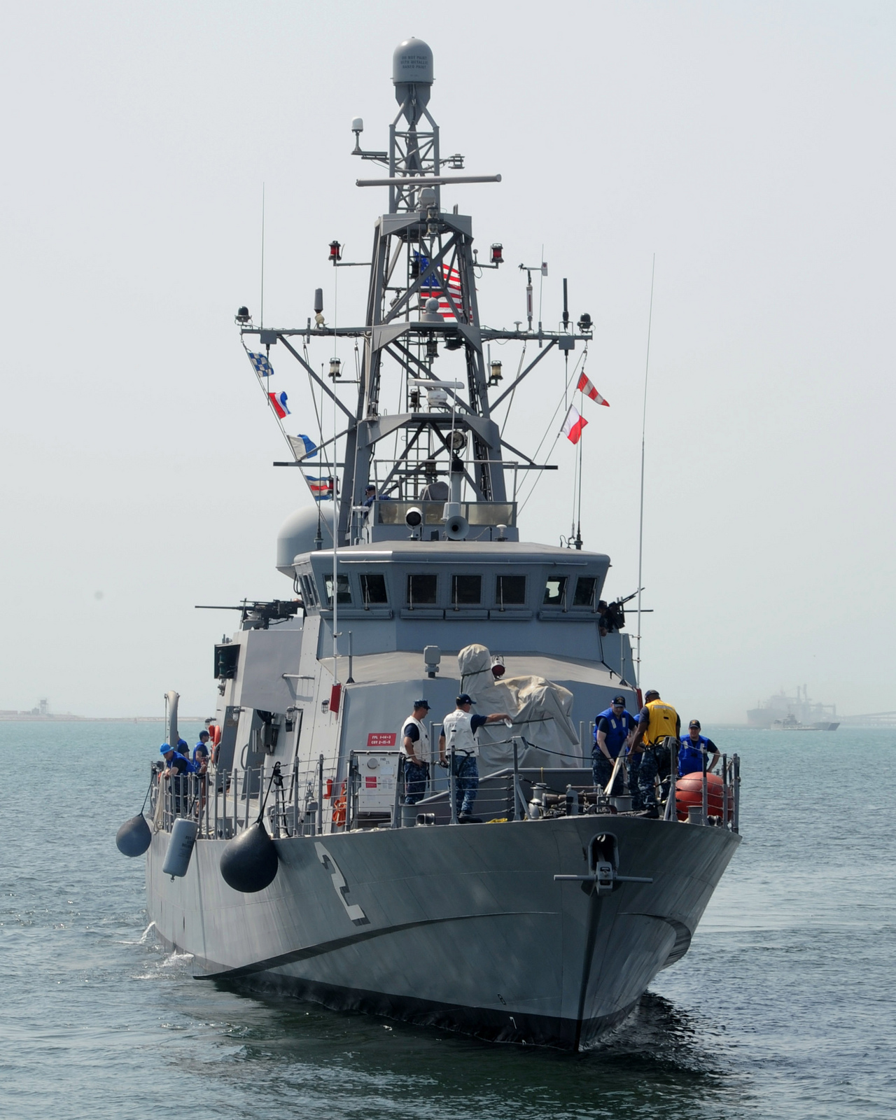 USS Tempest (PC-2) is moved pier-side on July 3, 2013 in Bahrain. US Navy Photo