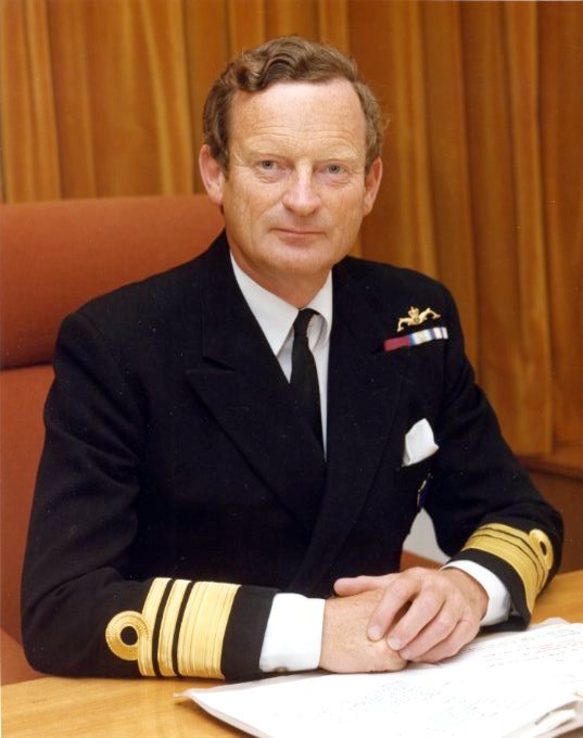 Adm. John Woodward during in the early 1980s. Royal Navy Photo