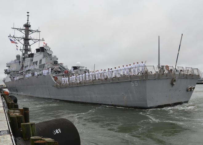 Fifth U.S. Destroyer Moves Closer to Syria