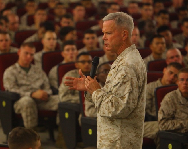 Commandant: USMC Should Shrink to 174,000 Under Sequestration