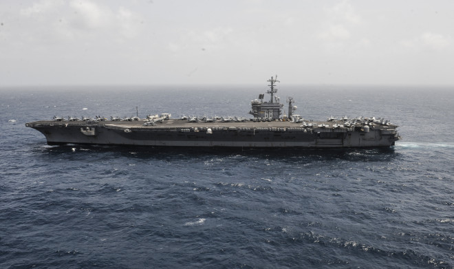 Carrier Nimitz Moved to the Red Sea