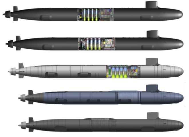 Virginia Payload Module design concepts. Naval Sea Systems Command Graphic