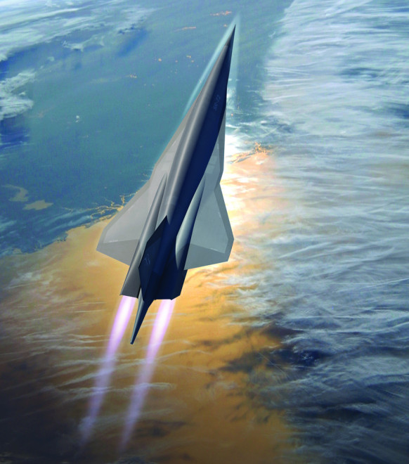 An artist's conception of the proposed Lockheed Martin SR-72. Lockheed Martin Photo 