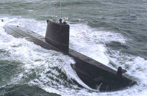 The French-built Agosta 90B Class Attack Submarine.
