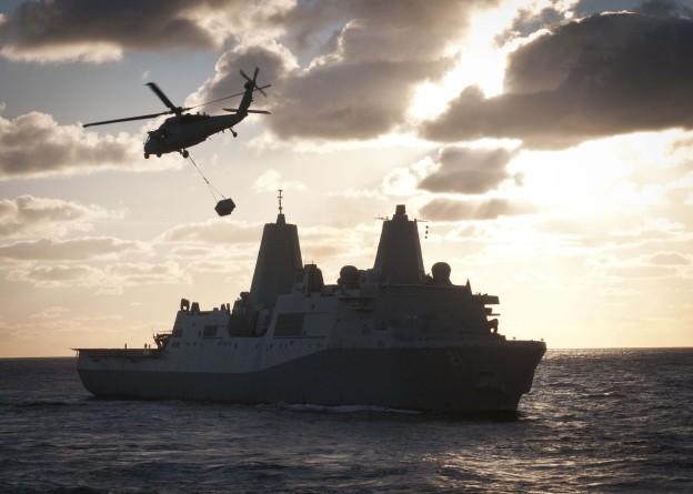 USS New York (LPD-21) in 2012. US Navy Photo