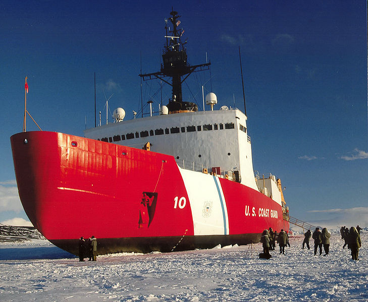USCSC Polar Star (WABG-10) in the Antarctic in 2006. US Coast Guard Photo 