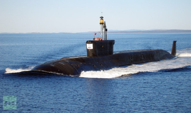 Russian Borey-class (Project 955) ballistic nuclear missile submarine Yuri Dolgoruky during sea trials. RIA Novosti Photo