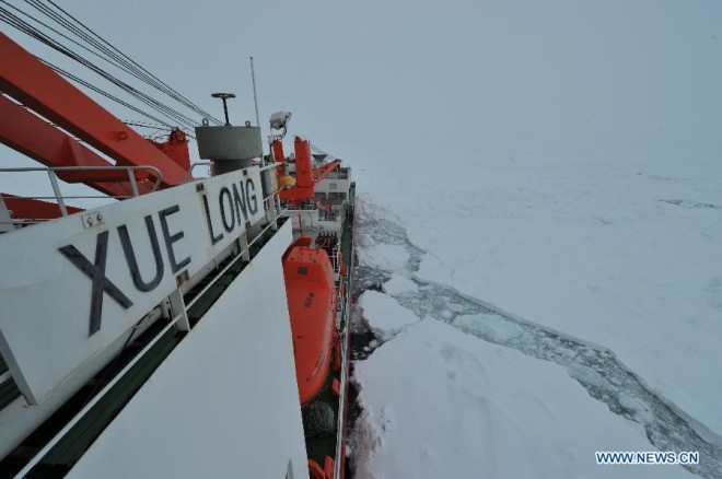 Russian, Chinese Ships Escape Antarctic Ice Pack