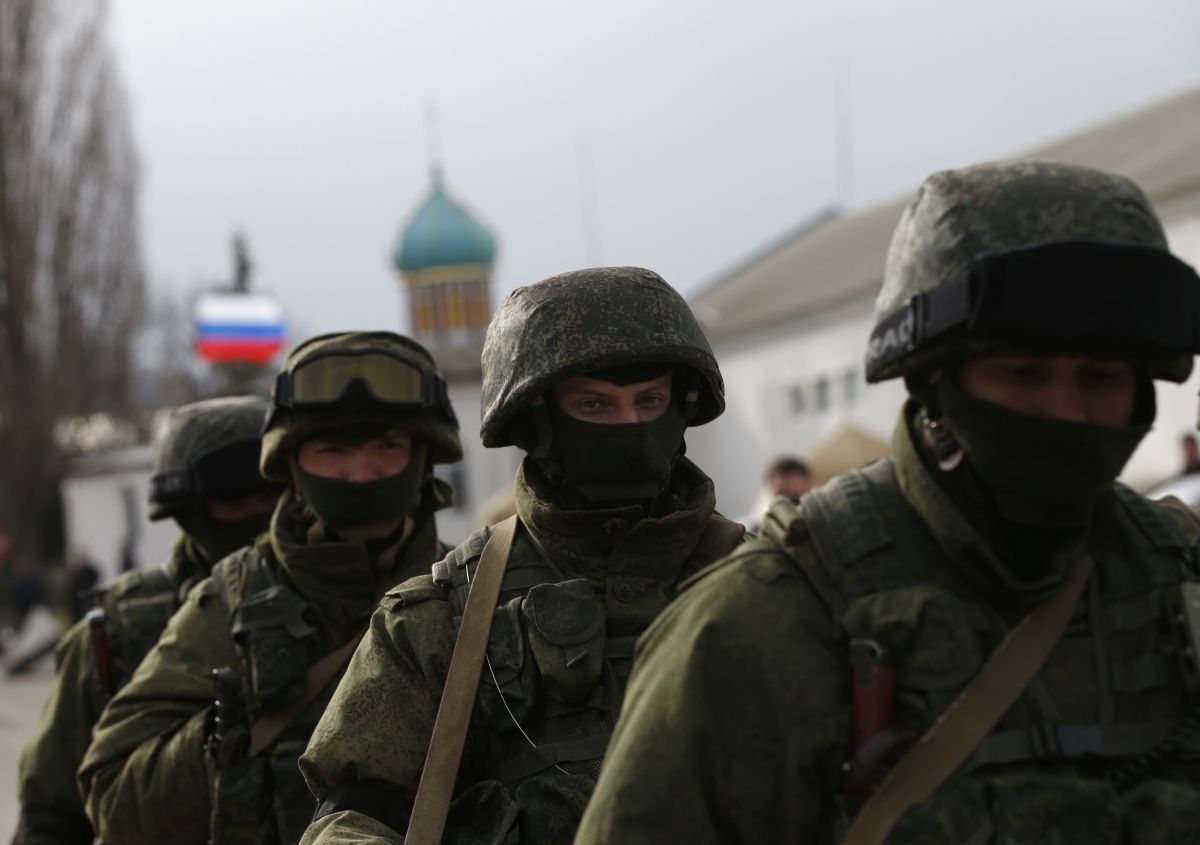 Russian troops in the Crimea region of Ukraine. Reuters Photo