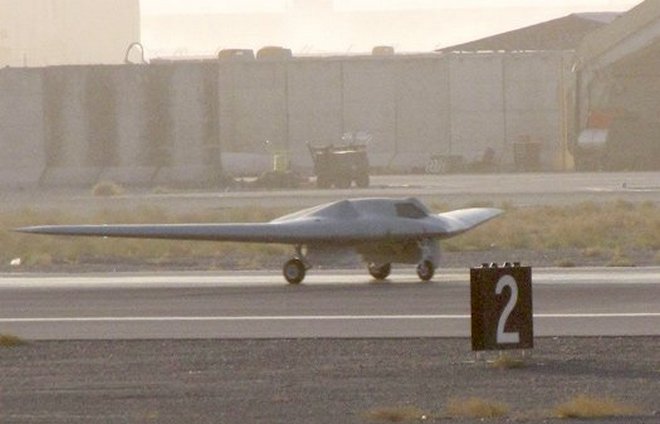 An image of the RQ-170 Sentinel in Afghanistan 