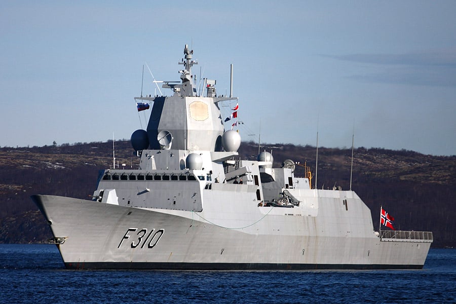 Norwegian frigate HNoMS Fridtjof Nansen (F310). Royal Norwegian Navy Photo