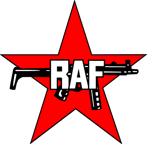The logo of Germany's Red Army Faction
