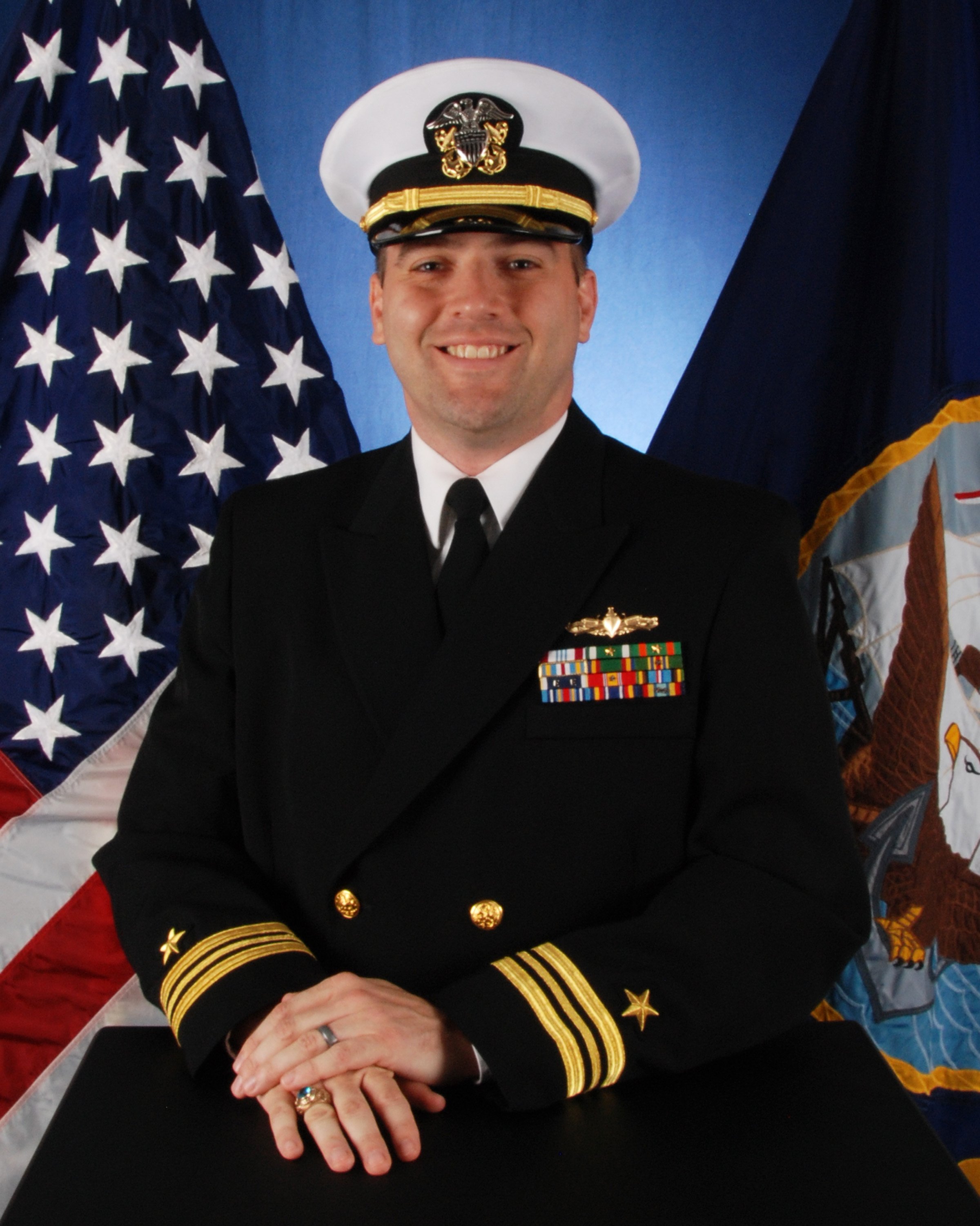 Lt. Cmdr. John Liddle, USS Hué City (CG-66). US Navy Photo