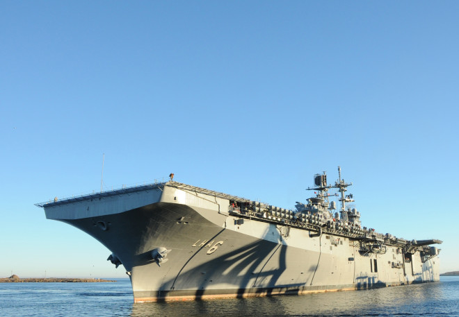 Amphibious Warship America to Leave for West Coast on Thursday