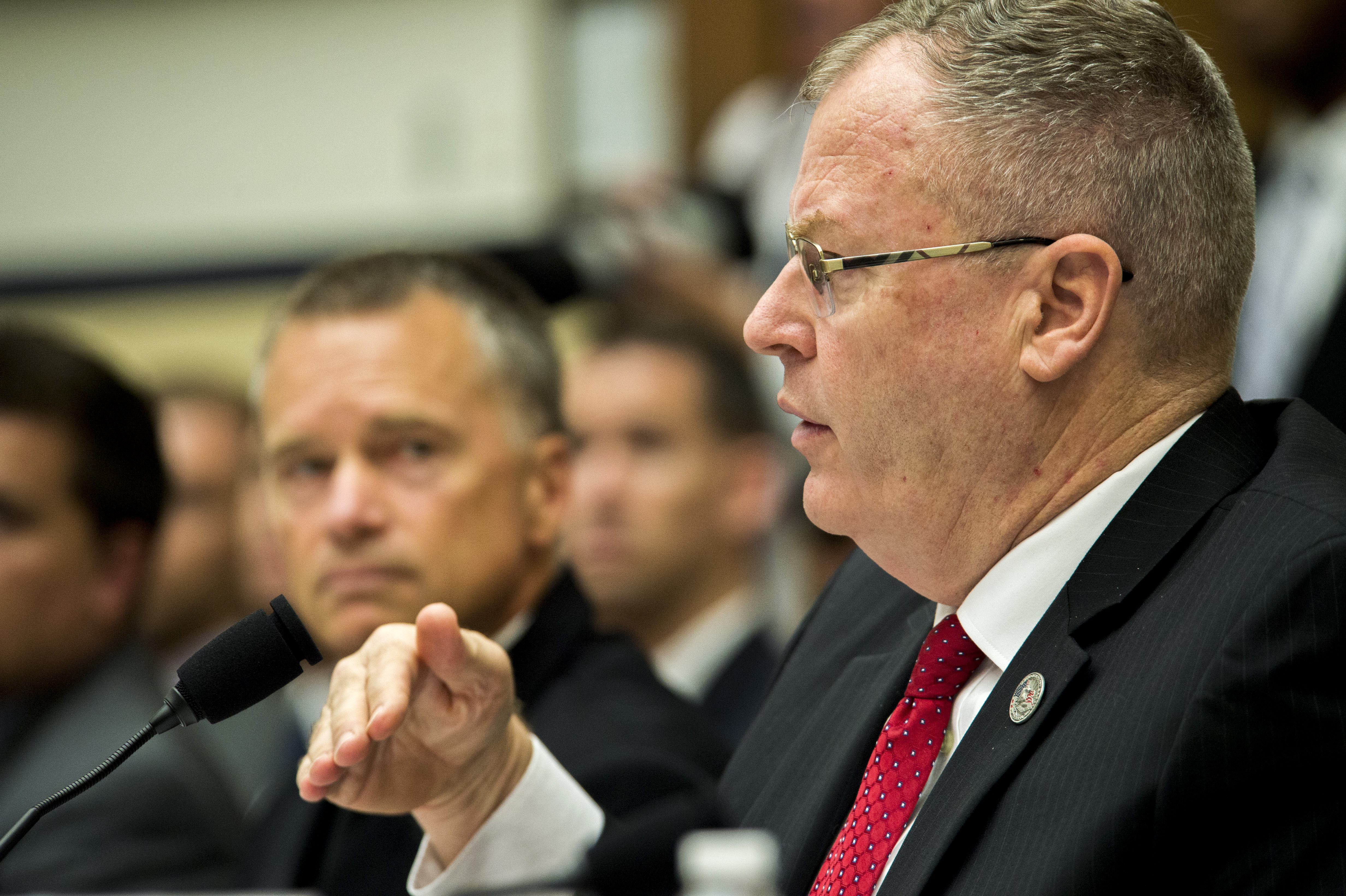 Deputy Secretary of Defense Robert O. Work testifies before the House Armed Services Committee concerning Fiscal Year 2015 Overseas Contingencies Operations on July 16, 2014. DoD Photo