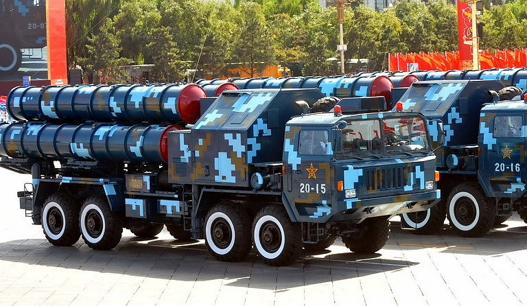 Chinese anti-air missile system. 