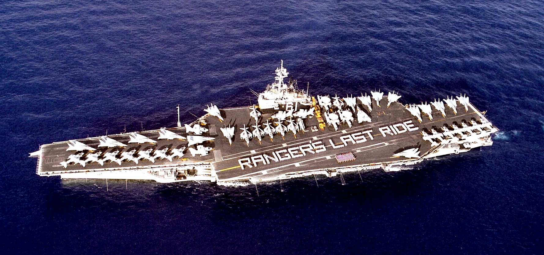 USS Ranger (CV-61). US Navy Photo