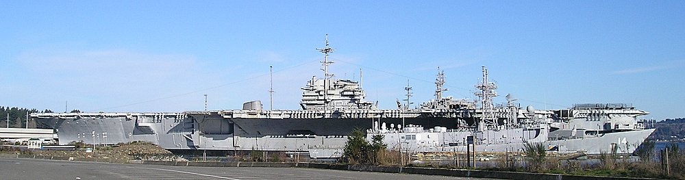 USS Independence (CV-62) in mothballs. 