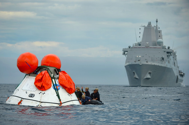 Navy and NASA Team Up For More Orion Capsule Recovery Tests