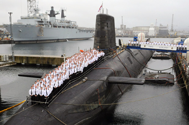The few of HMS Vigilant in 2012 shortly before returning to service after a refit at HMNB Devonport. Royal Navy Photo