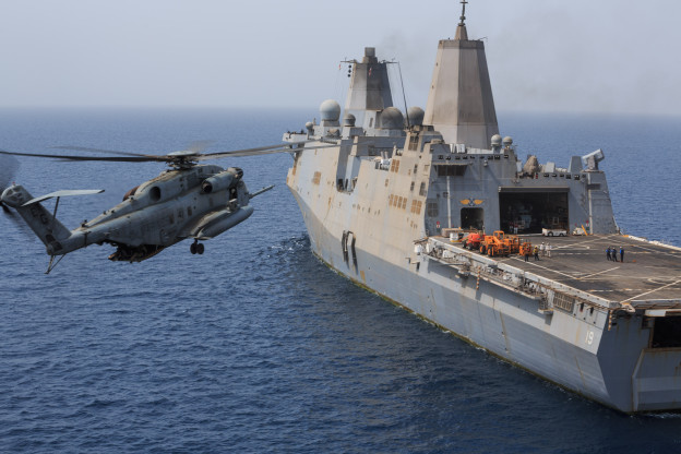 Marine CH-53 Crashes in Gulf of Aden, All Marines and Sailors Recovered ...