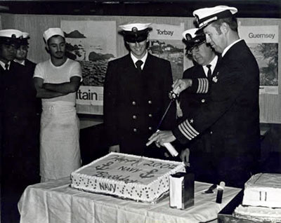 Unspecified US Navy birthday celebration. US Navy History and Heritage Command Photo 