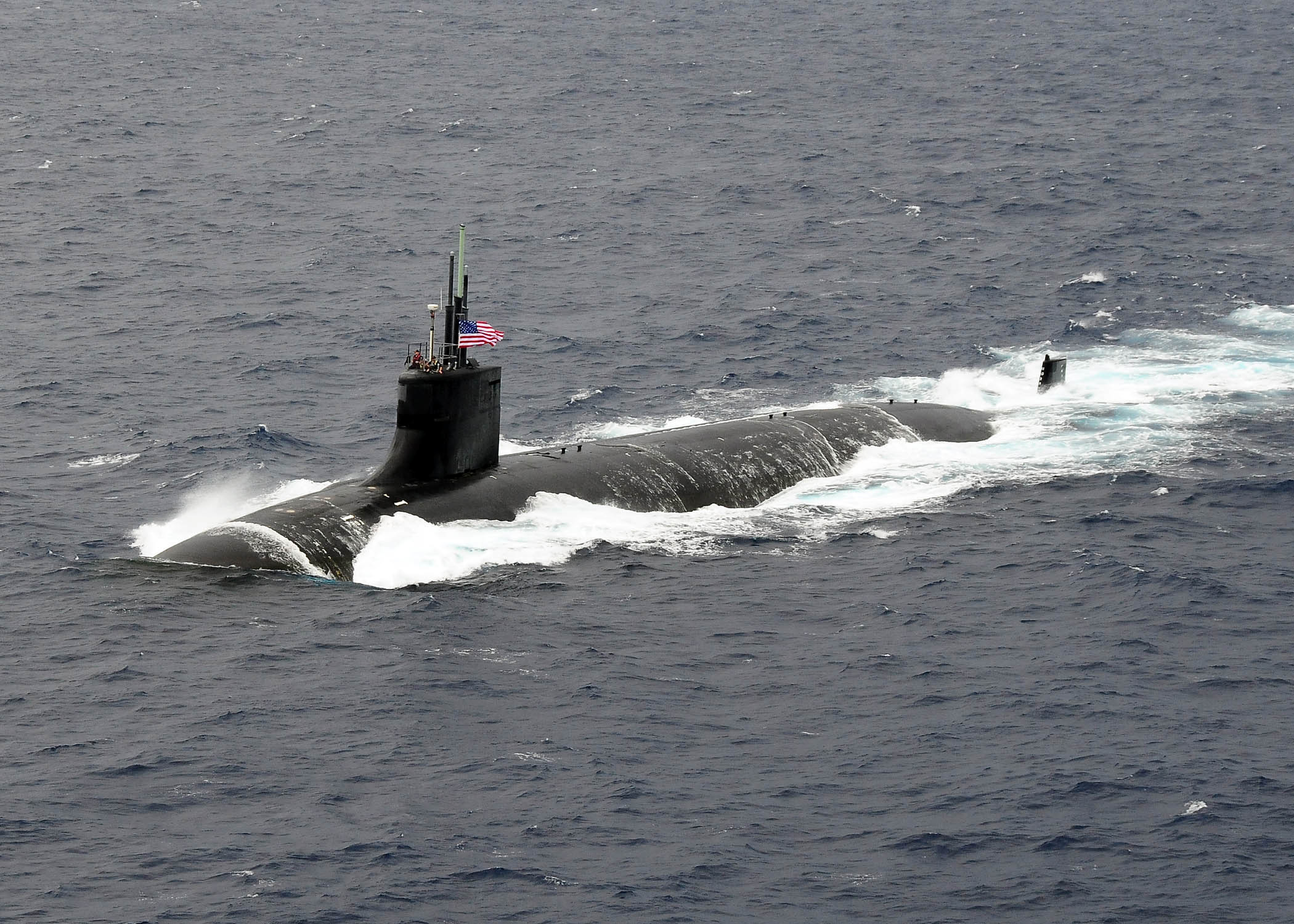 Seawolf-class attack submarine USS Connecticut (SSN-22) in 2009. US Navy Photo