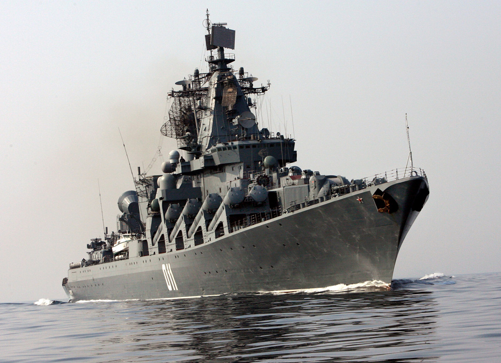 Guided missile cruiser Varyag in 2009. 