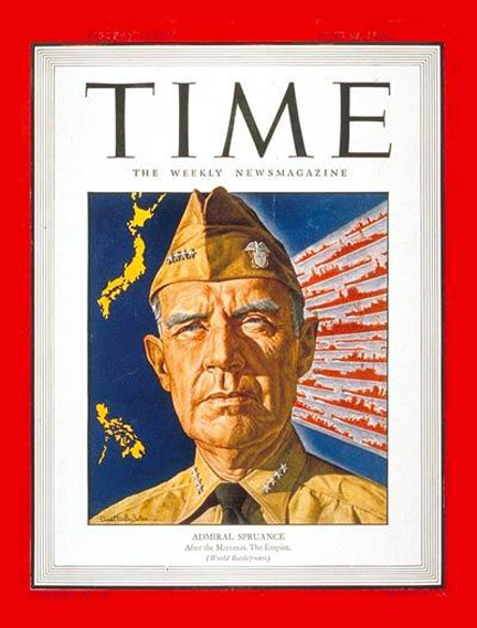 Adm. Raymond Spruance on the cover of Time on June 26, 1944
