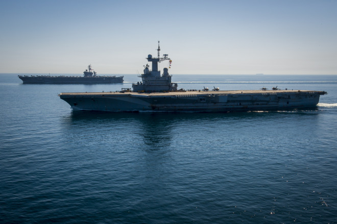 French Carrier Charles de Gaulle Bound for India After Two Months of Strikes Against ISIS