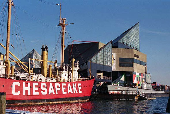 Nantucket Lightship docked in NYC for Super Bowl