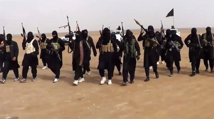An image grab taken from a propaganda video uploaded on June 11, 2014 of ISIS. Photo via AFP