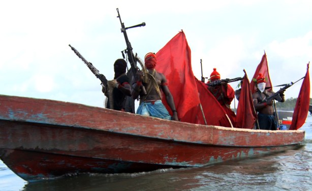 Niger Delta militants. Photo via Premium Times 