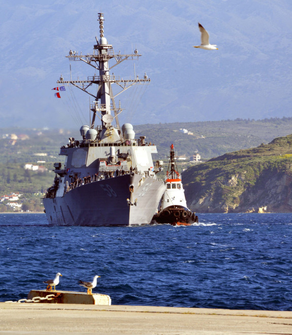Destroyer USS Laboon, French Surveillance Ship Enter Black Sea