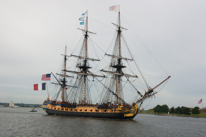 Photo Gallery: French Frigate Hermione Arrives in Baltimore