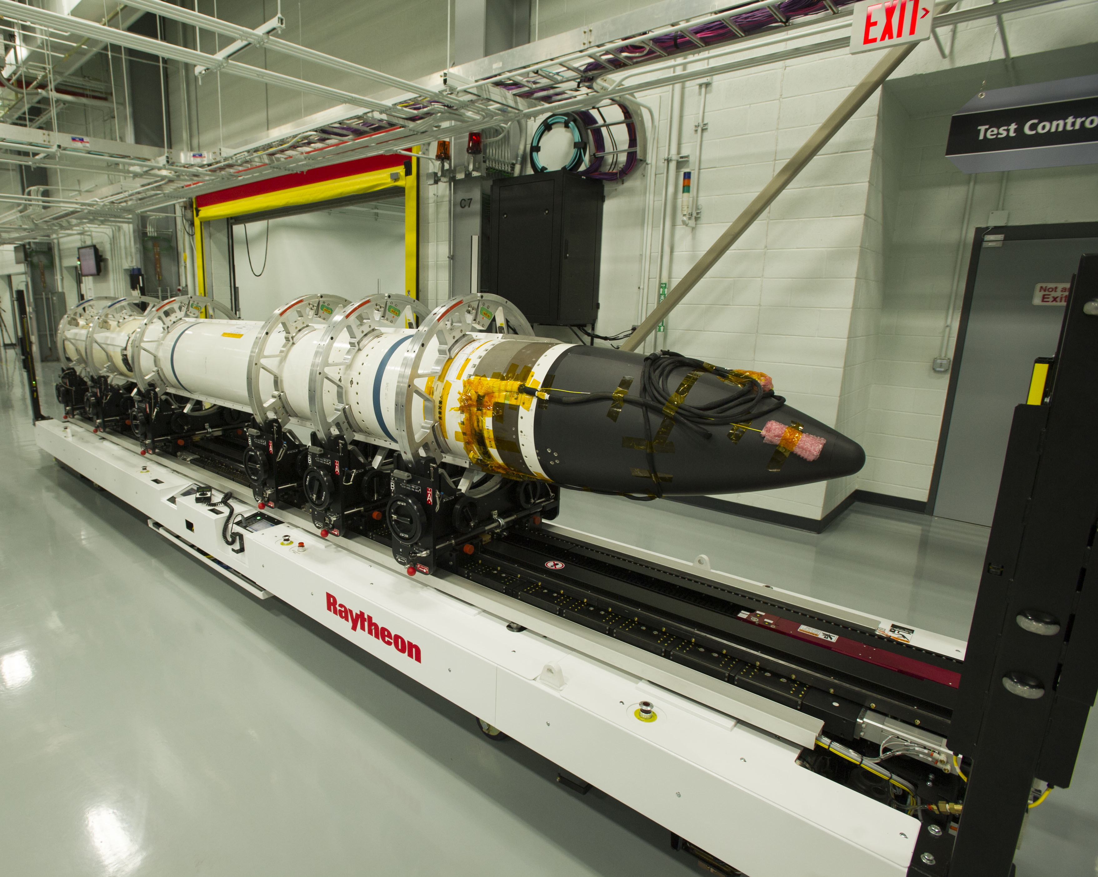 Final assembly of the Raytheon-made Standard Missile-3 Block IIA round used in testing took place at the company's Redstone Missile Integration Facility in Huntsville, Ala. Raytheon photo.