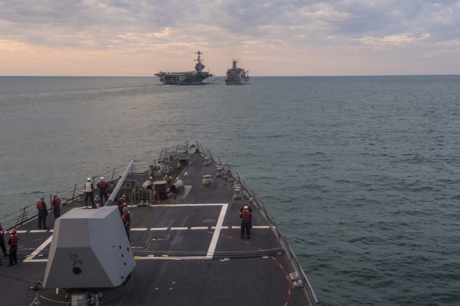 Carrier USS George Washington Joins Talisman Saber 2015 Exercise - USNI ...