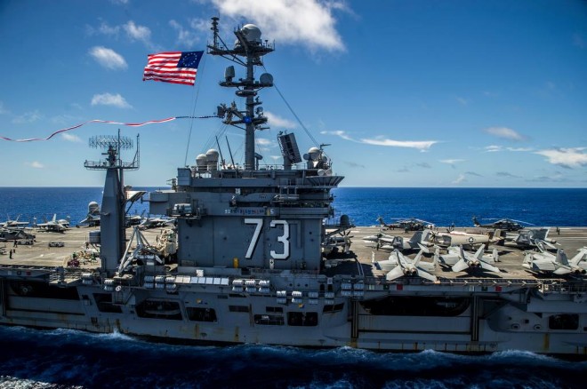 USS George Washington to Arrive in California Today to Begin 3-Carrier Crew Swap