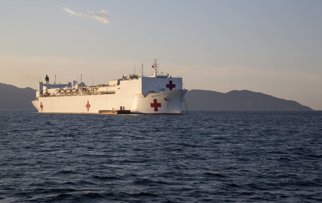 Hospital Ship USNS Mercy, JHSV USNS Millinocket Visit Vietnam
