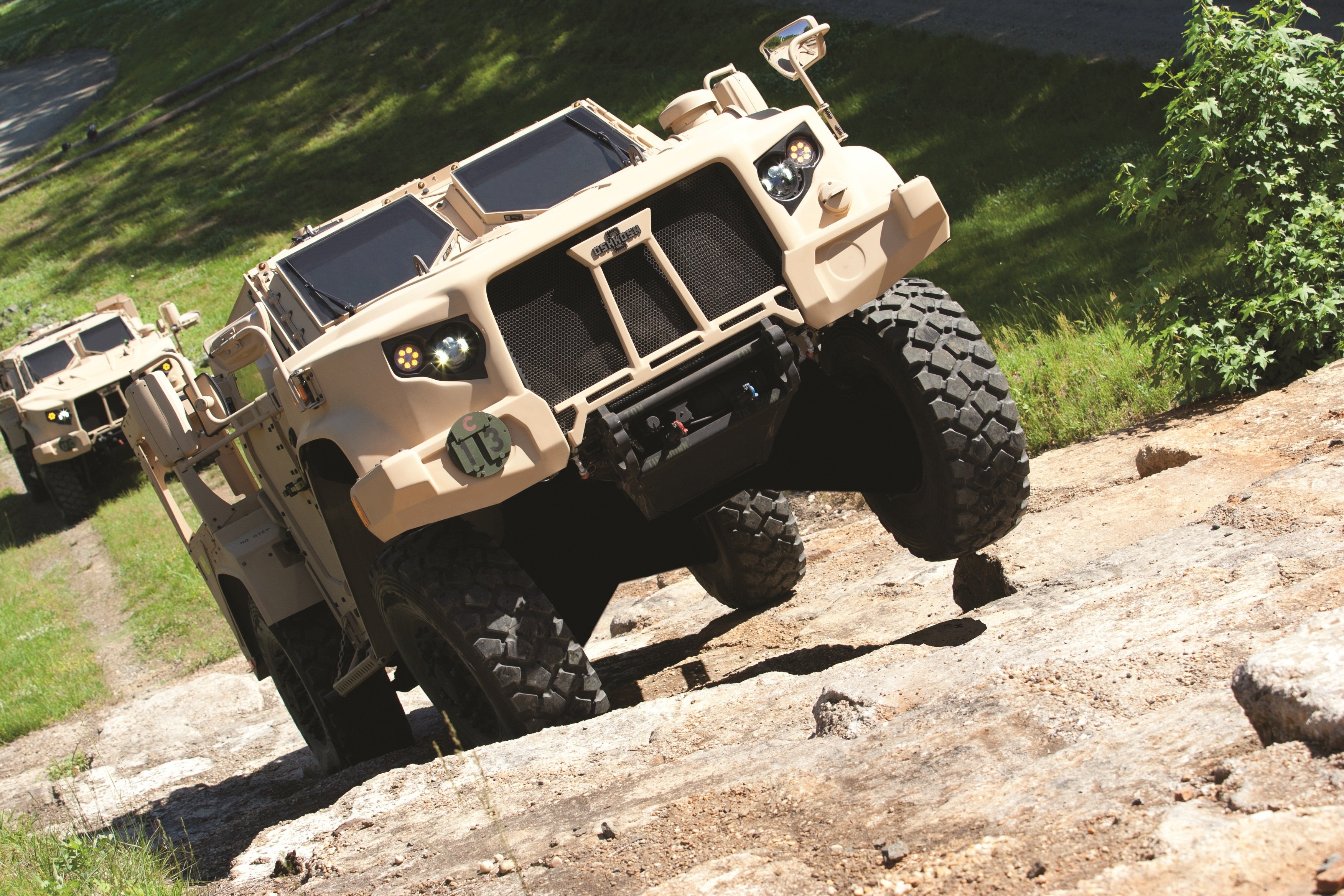 Oshkosh Defense L-ATV which won the competition for the JLTV for the U.S. Army and Marine Corps. Oshkosh Photo