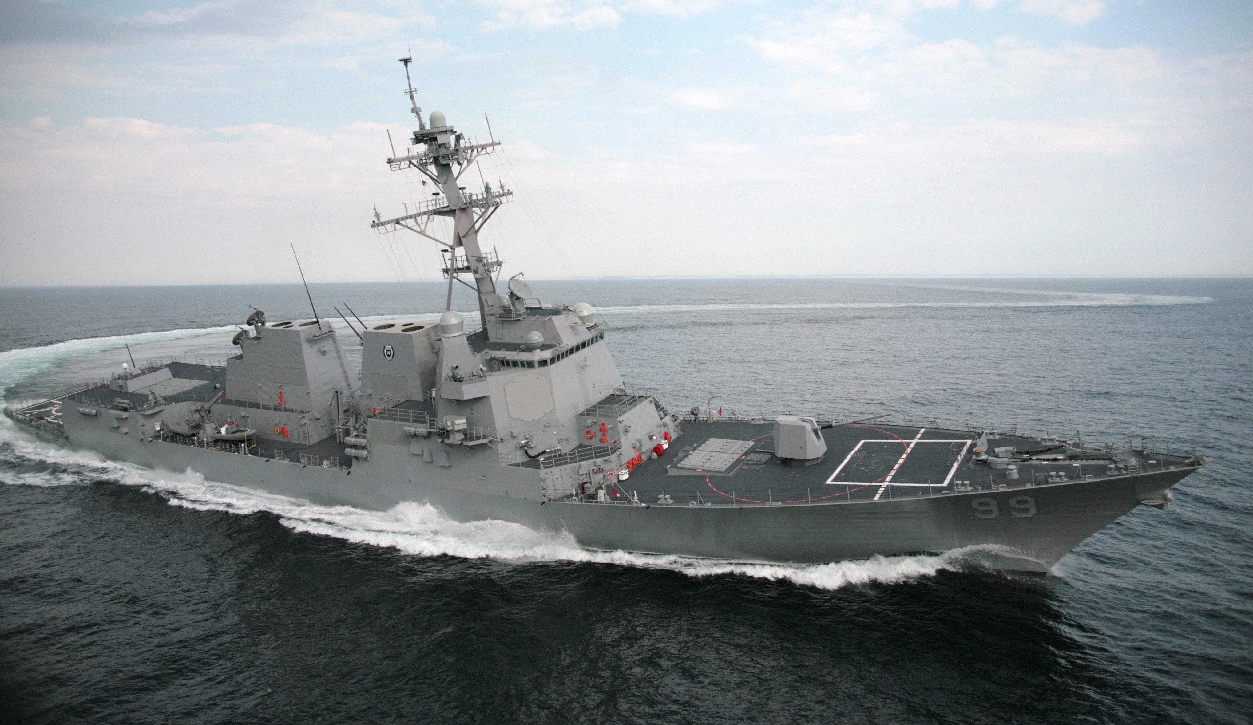 Undated photo of USS Farragut (DDG-99). US Navy Photo