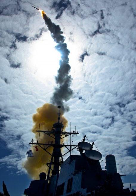 Unmanned Systems, Passive Sensors Help USS John Finn Bullseye Target With SM-6